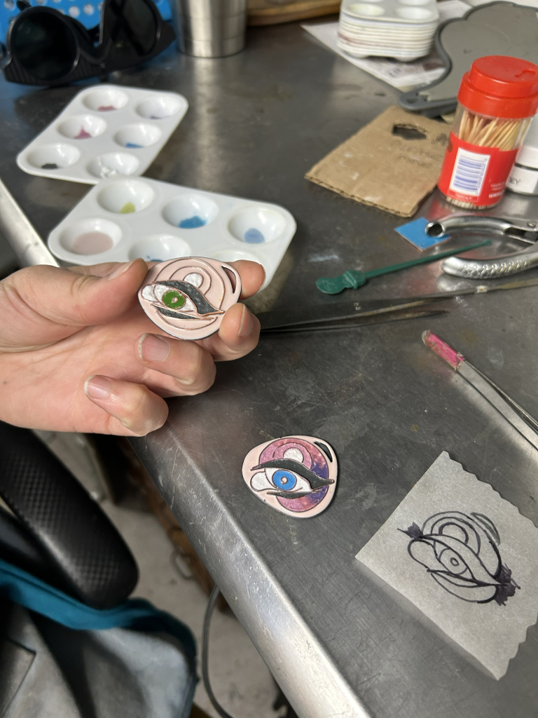 Enamelling at Jewel Envy