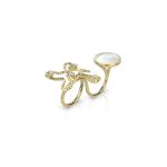 Edna Milevsky, Jewel Envy, 18K yellow gold Ring