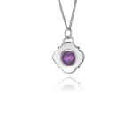 Edna Milevsky, Jewel Envy, amethyst pendant